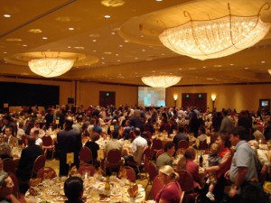 Banquet at a typical professional meeting